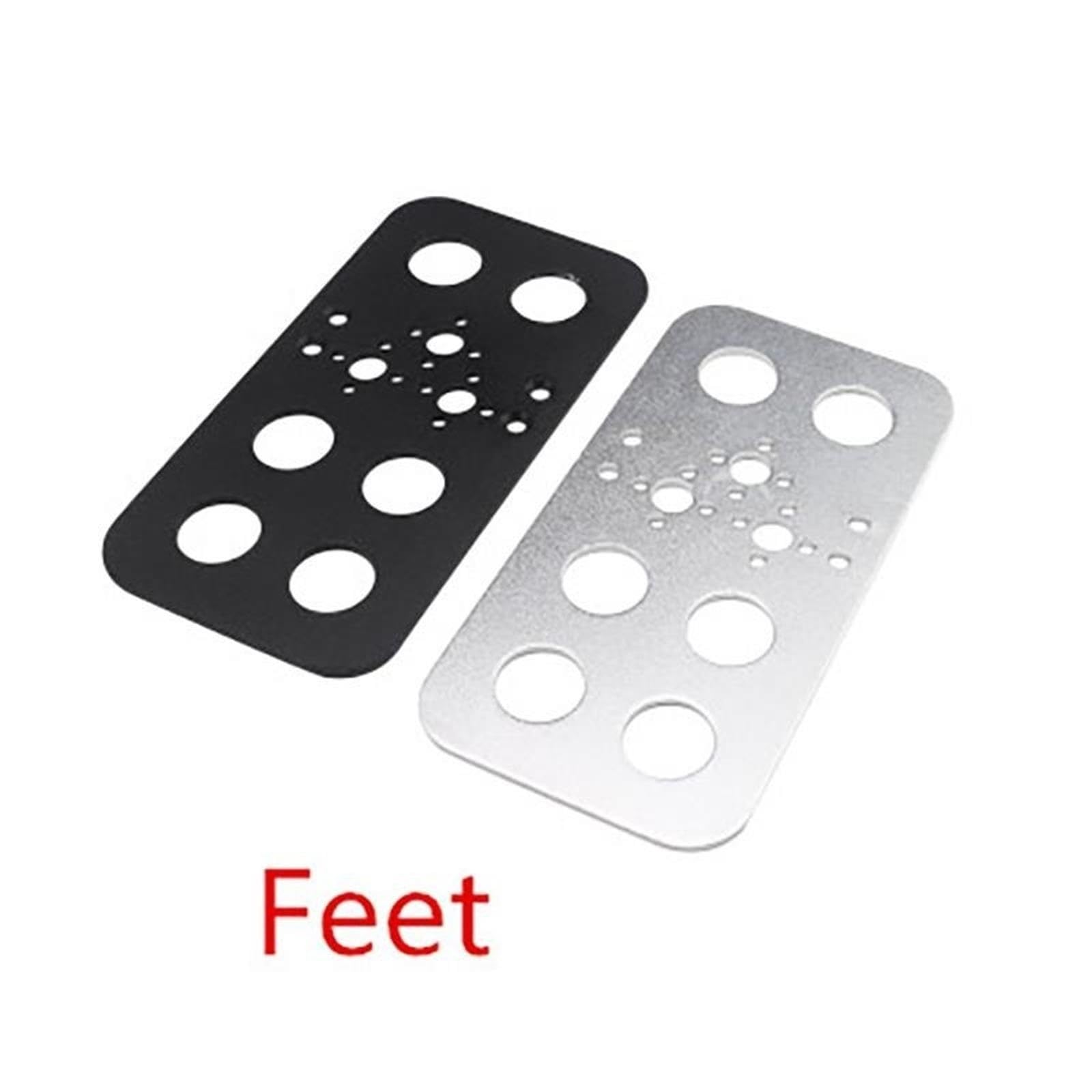 Black Robot Arm Robotic Part Accessory Platfrom U Beam Servo Bracket For Standard Servo Steering Bearing Bracket Steam DIY Parts(New black claws)