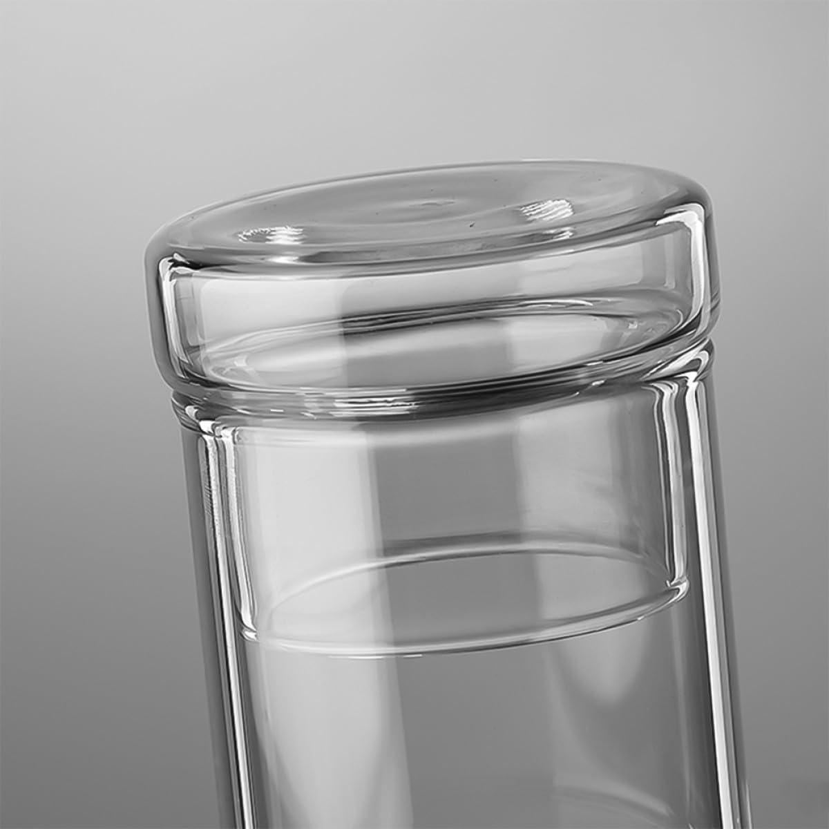 Caraffa Vino in Vetro senza Piombo 1500ml Resistente | Casa e Ufficio, Uso Acqua Fredda, Design da Tavola, Finitura Trasparente