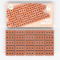Inspire My Play 25 x Mini Silicone Building Bricks for Messy Play - Construction Sensory Bin Filler - Creativity for Kids