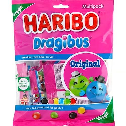 Haribo Dragibus multipack - Le sachet de 250g Original HARIBO Dragibus sweets from France