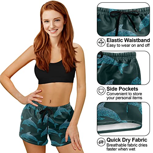 visesunny Women's Running Shorts with Pockets High Waisted Athletic Workout Gym Shorts for Women Youth Teens4