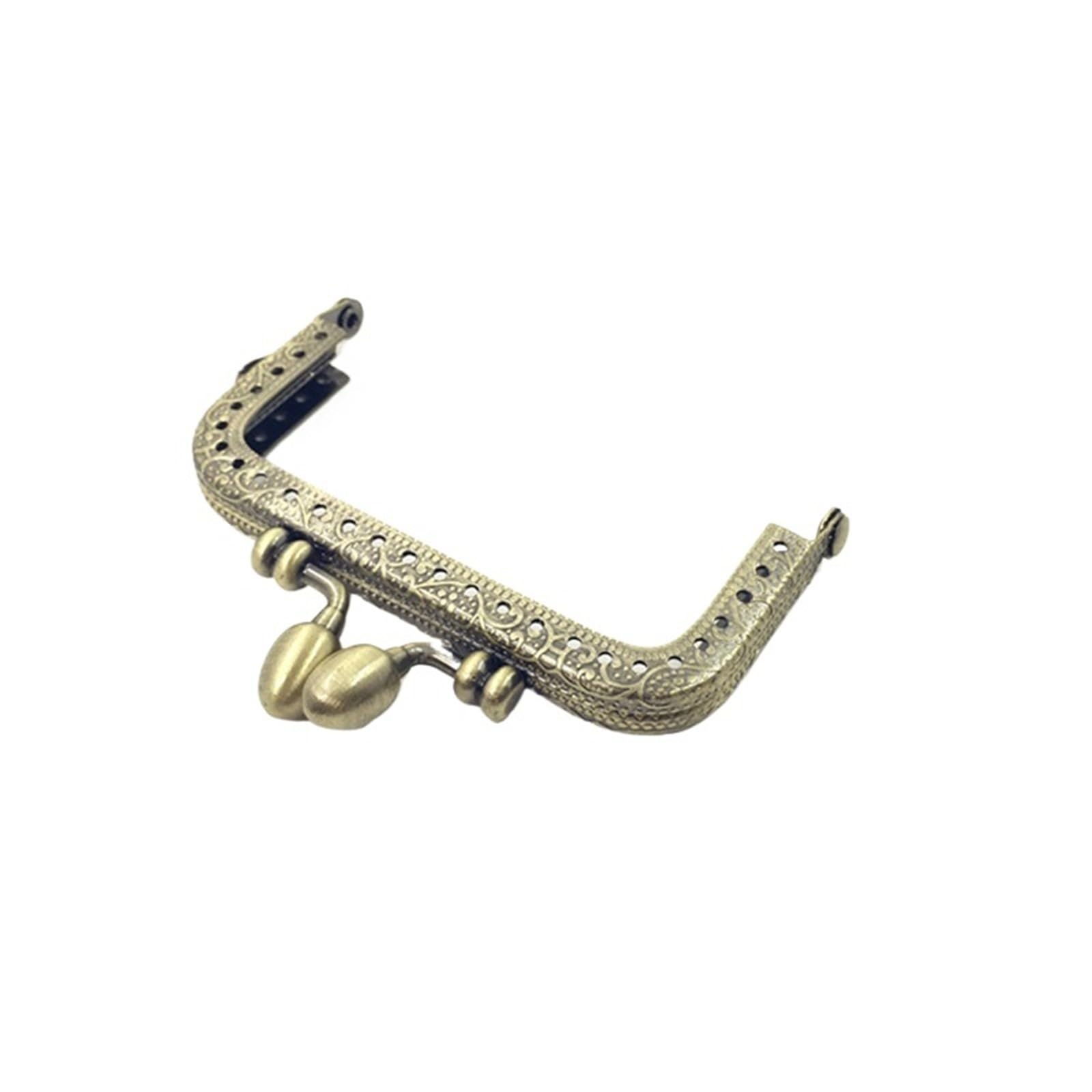 Metal Purse Frames, Metal Purse Frames 2pcs Copper 8.5-25cm Kiss Clasp Lock(8.5cm,8.5cm)