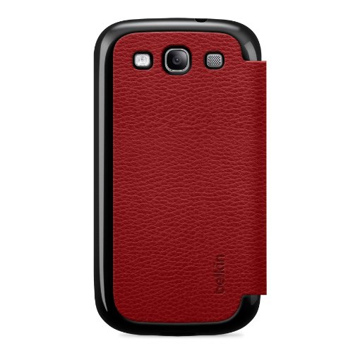 Coque Samsung Galaxy S3 Belkin rouge pour protéger votre téléphone portable au bureau