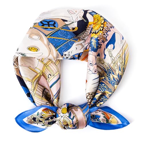 Mulberry Silk Scarfs Small Square Scarfs for Women 21