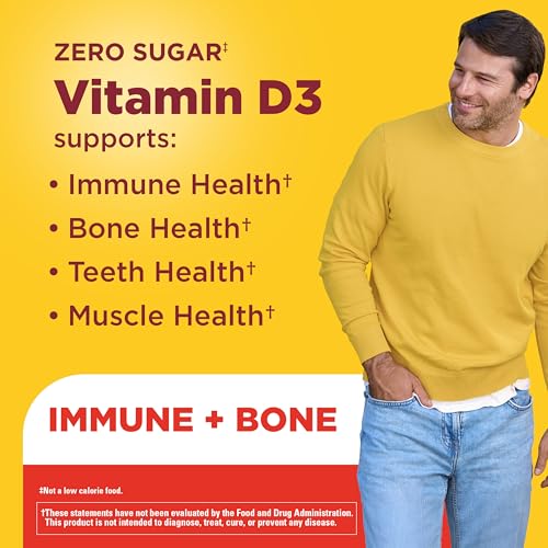Nature Made Zero Sugar Vitamin D3 Gummies, 110 Vitamin D Gummies - image 3
