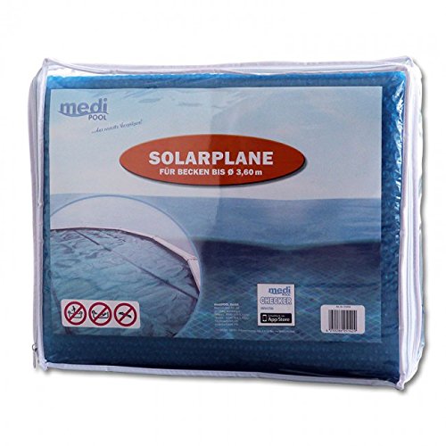 Solar tarpaulin for swimming pool diameter 3.50m to max. 3.6 m, by Medipool.