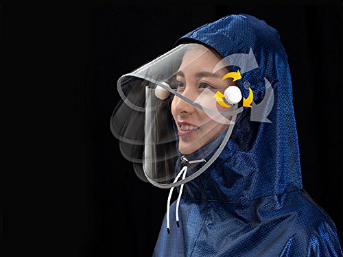 haozaikeji Universal Motorcycle Raincoat Waterproof Hoodie Rain Cape Reusable Bike E-Bike Rain Coat Mobility Scooter Raincoat4