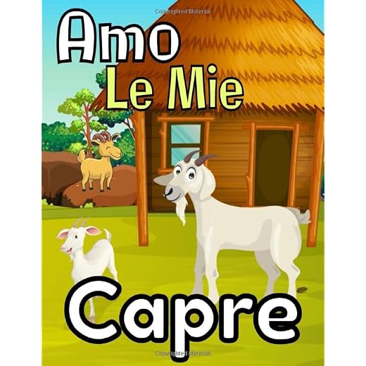 Amo le mie capre: Registro appositamente progettato per gli amanti delle capre / Organizzare e seguire le informazioni vitali e indispensabili per tutti i vostri animali / 8,5X11 / 121 pagine