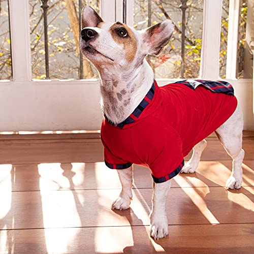Pickorruchos Malha Navy Vermelho Para Cães - Tamanho 3