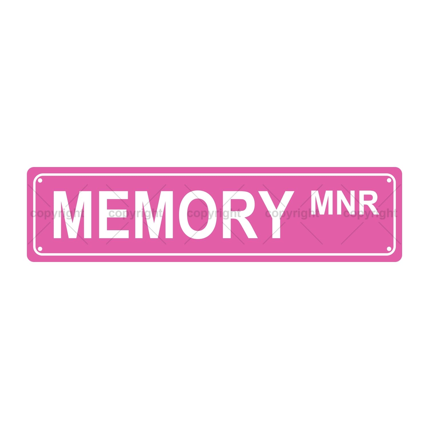 Memory MNR Mental State Metal Tin Street Sign Bar Cafe Garage Cave Home Room Wall Bathroom Farmhouse Garden Porch Patio Decor,4x16 Inch