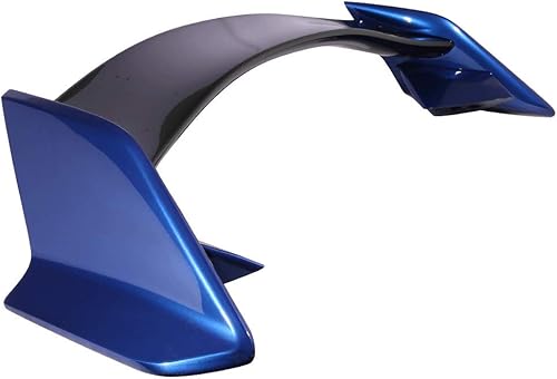 Miniatura 3 de IKON MOTORSPORTS, Alerón de maletero prepintado compatible con Honda Civic 4Dr Sedán 2016-2021, TR pintado #731593 negro brillante y tapa trasera de