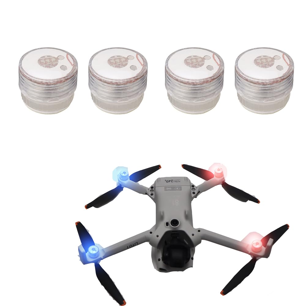 Drone Night Flight For DJI Lito X1/Lito1, Night Flying Signal Drone Strobe Light Warning Light LED Signal Mini Flash Lights for Lito X1/Lito1 Accessory (4PCS)