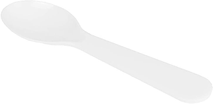 Karat U2450W 2.9 PS Disposable Tasting Spoon, White (Pack of 4000)