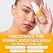 Vitamin C Brightening Face Serum - Enhanced Vitamin C Skin Formula with Hyaluronic Acid, Ferulic Acid & Vitamin E for Anti-Aging & Anti Wrinkle Glowing Face Serum for Women - Made in California, USA
