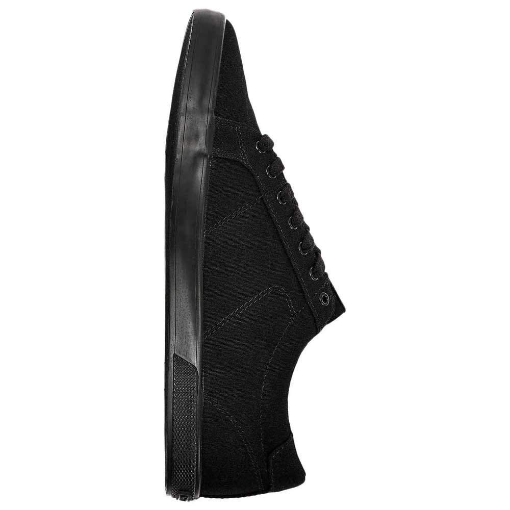 Tommy Hilfiger Zapatillas para Hombre Sneaker con Suela Vulcanizada, Negro (Black/Black), 42