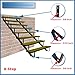 1 Pack Steel Stair Step Riser -8 Step for Deck Height 65 Inches Stair Stringer for Outdoor Wooden Tread