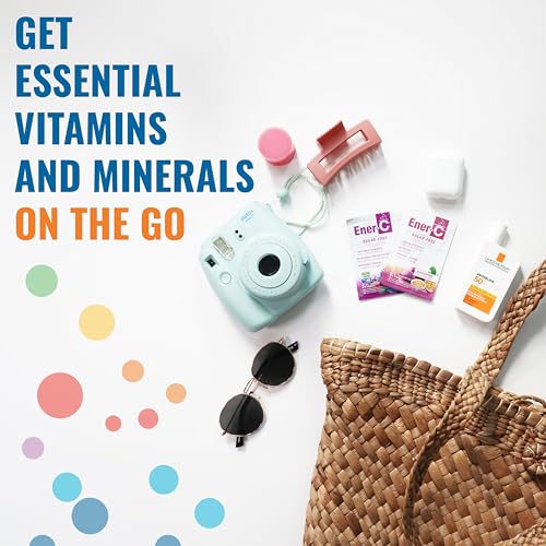 Image of Ener-C Sugar Free Multivitamin Drink Mix, Zero Sugar - Orange, 60 Count | Vitamin Powder for Water, Electrolytes Powder No Sugar, Hydration Boost Packets, Vitamin C & B12