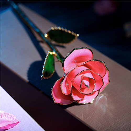 Rosa Fiore di rosa oro 24K, 29cm, con Scatola