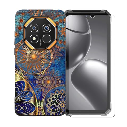 LCEHTOGYE �K�p Oukitel G7 +�����K���X�X�N���[���v���e�N�^�[�p�P�[�X�A�K�p Oukitel G7 (6,52")�ƌ݊����̂���u���b�N�\�t�gTPU�V���R���Q���P�[�X�ی�J�o�[ BST10