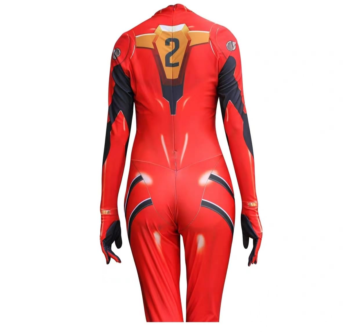 エヴァンゲリオン　アスカ　プラグスーツ　コスプレ衣装　ウィッグ付き Amazon.co.jp: 新世紀エヴァンゲリオン コスプレ衣装 全身タイツ