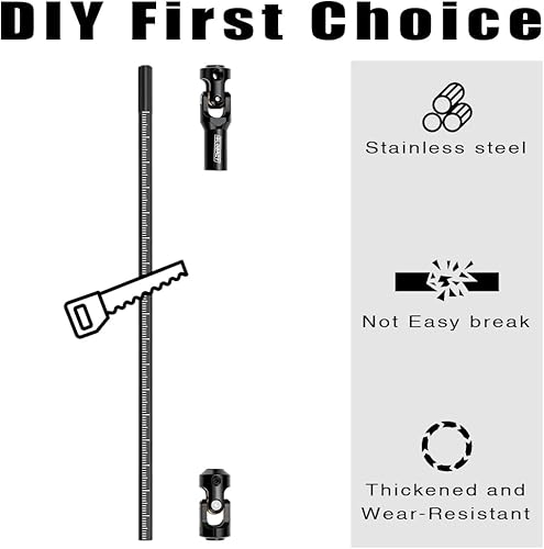 Miniatura 2 de Eje de transmisión central de acero inoxidable para Traxxas TRX4 TRX6 Axial SCX10 Capra UTB10 Redcat 110 RC Car Crawler Accesorios de actualización