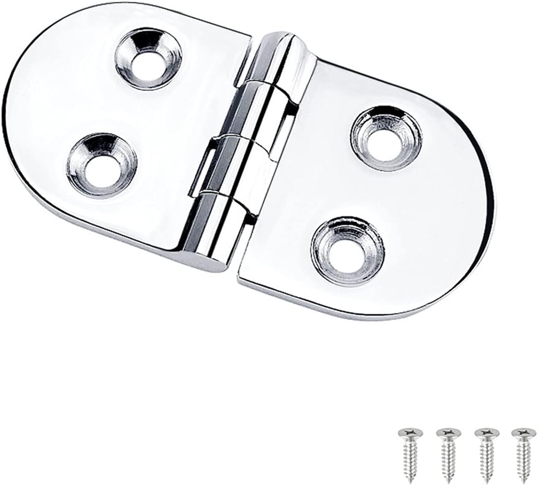 Hardware Stainless Steel 316 Boat Caravan RV Deck Hinge Cupboard Cabinet Drawer Door Strap Butt Hinge Furniture Hardware for Marine Boat