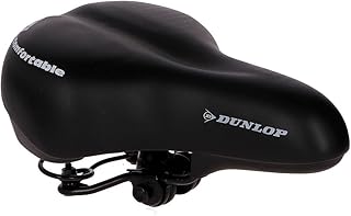 Dunlop Vehicle Selle de Vélo en Gel 265 x 185 mm PU Noir PU 265 x 185 mm