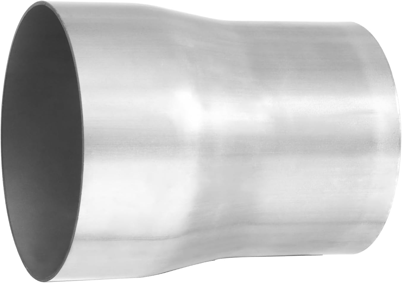 Livoccur Stainless Steel 2.5" ID to 3" OD Exhaust Reducer Adapter - Universal Pipe Connector for Heavy Duty Systems