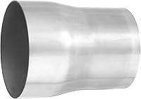 Livoccur Stainless Steel 2.5" ID to 3" OD Exhaust Reducer Adapter - Universal Pipe Connector for Heavy Duty Systems