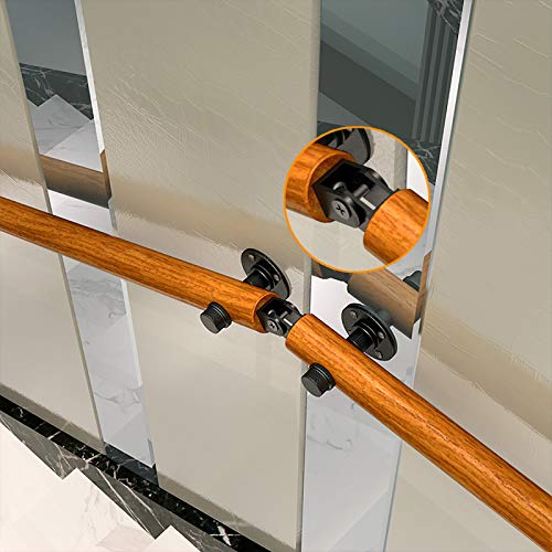 Maniglione in legno, per montaggio a parete, per una maggiore sicurezza del bagno, maniglia di assistenza per WC e doccia