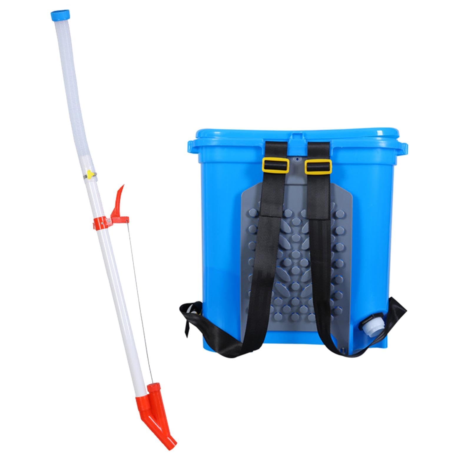 Colcolo Spandiconcime Manuale 25L Strumento di fertilizzazione Zaino agricolo Dispenser di Fertilizzante Spruzzatore di Fertilizzante per Mais agricolo, Porta Unica