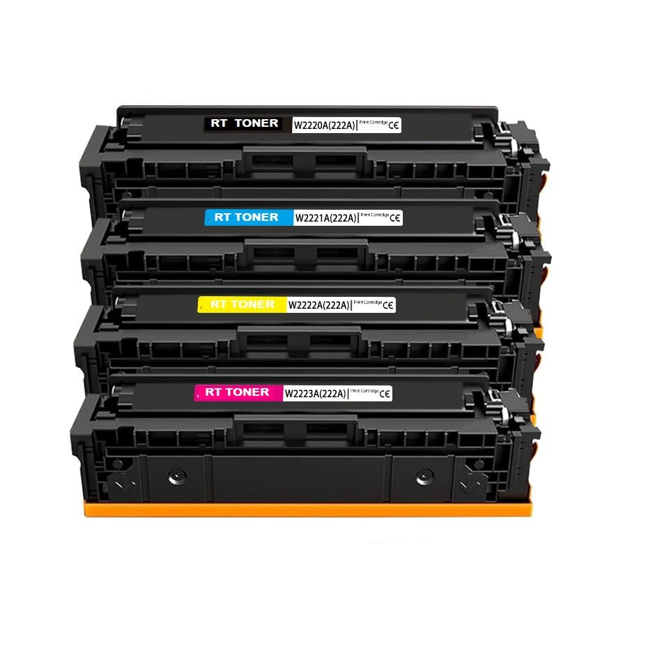 RT 222A Toner Cartridge Pack of 4pcs Set Compatible with HP Color LaserJet Pro MFP 3203dw and HP Color LaserJet Pro MFP 3303sdw Printers (Black,Cyan,Yellow,Magenta)-image-21