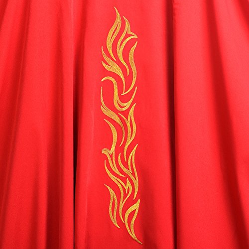 BLESSUME Priest Chasuble Red Embroidered Vestments by BLESSUME - Used condition - Image 5