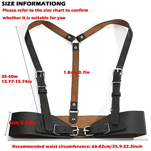 Punk Style Strappy Belt-Suspender Belt Harness PU Leather for Women Fashion4