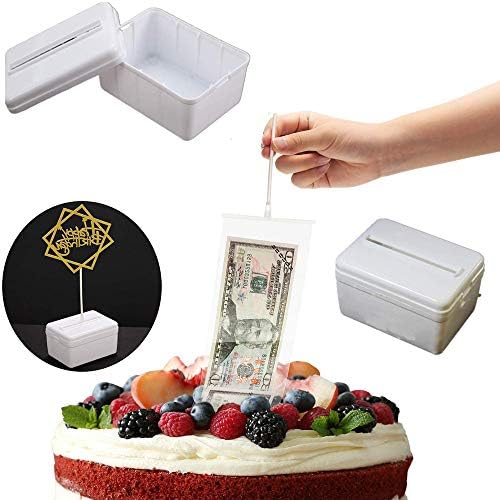 Money Box Set Crafts Reusable Cake Money Box Cake Money Pulling Kit for Birthday Party Supplies