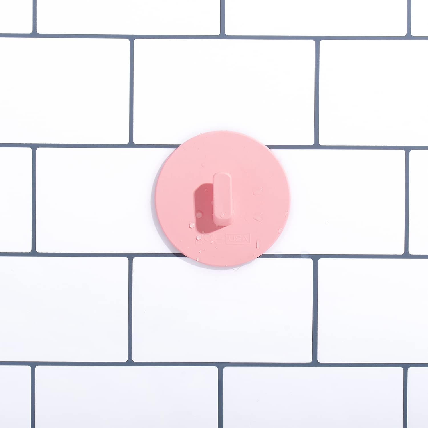 Pink Recycled Plastic Bathroom Hook for Shower Tools