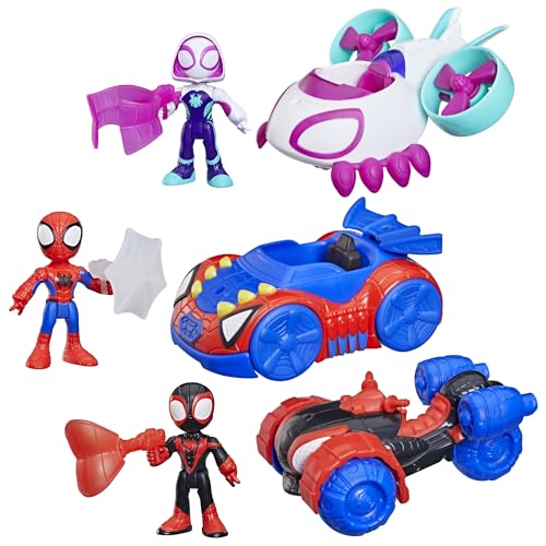 Figuras Marvel Spidey de tres años el regalo de cumpleaños ideal