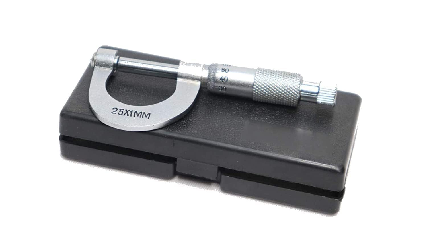Gauge Micrometer Brass 25 mm S.S. Thread in Velvet Box Laser Printed for school collage chemistry lab laboratory-image-24