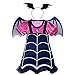 LXJ Horror Vampirina Costumi Scary Kids Costumi Vampire Ragazze Abiti Costumi di Halloween for i Bambini Fancy Dress for Girls (Color : Purple, Size : 8T)