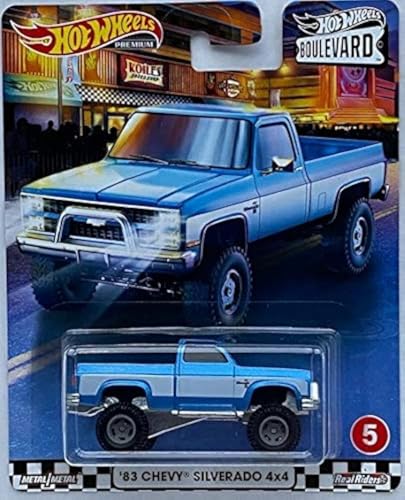 Hot Wheels 2020 Boulevard Series 83 Chevy Silverado 4x4 Real Riders