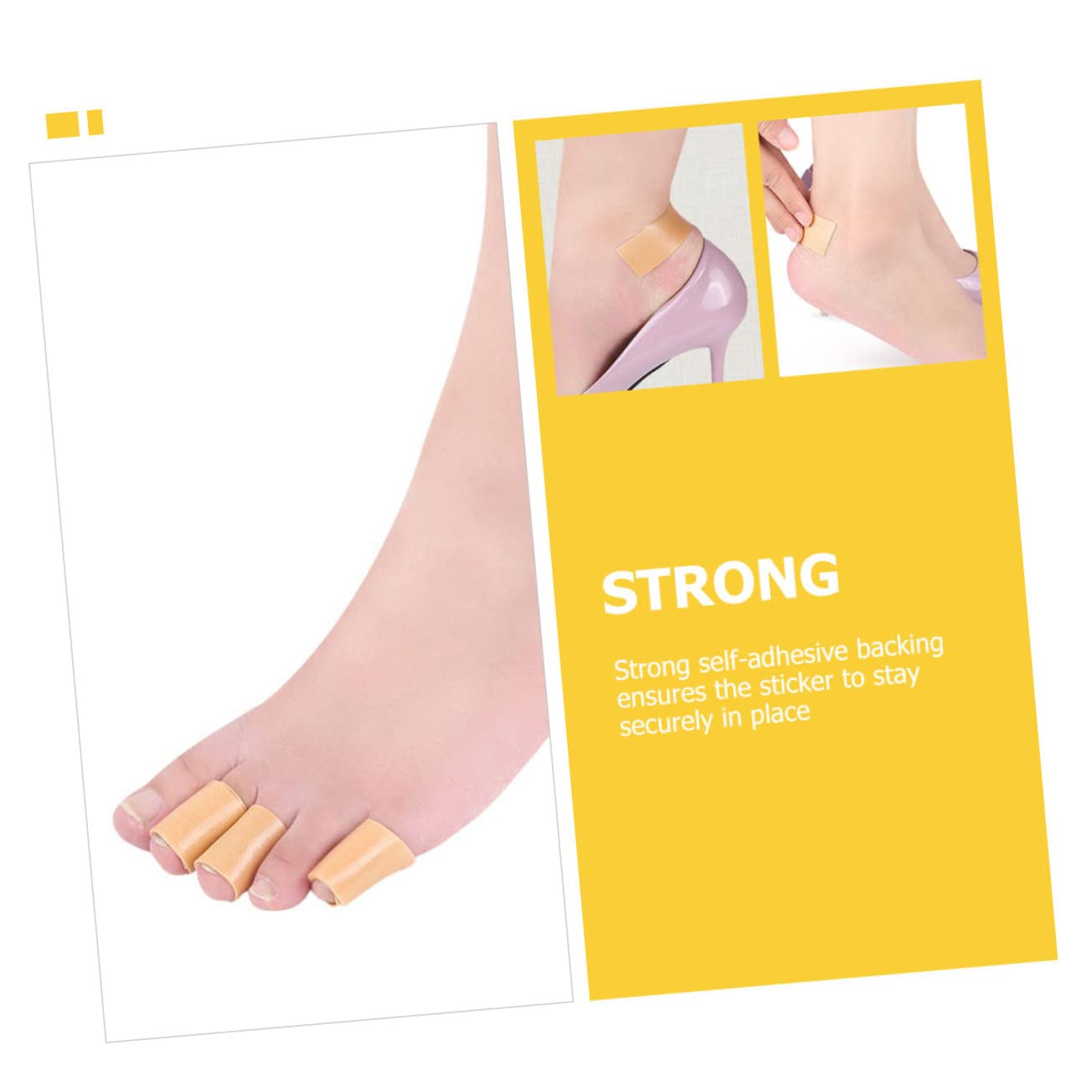 Anneome 24rollos Parches Para Talones De Para Pies Anti-fricción Para Zapatos De Tacón y Actividades Ampollas y Rozaduras