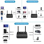 eppfun-AK8675-Pro-Bluetooth-52-aptX-Adaptive-Transmitter-Receiver-for-Home-Stereo-TV-aptX-LLaptX-HD-Low-Latency-Wireless-Audio-Adapter-35mm-RCAAUXOptical-OutputsInputs