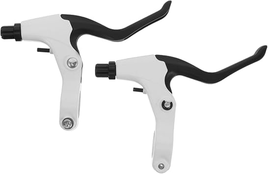 1pair Aluminum Alloy Bike Brake Levers Lightweight Responsive Brake Handles for Road Mountain and Boy Girl Ergonomic Design for Enhanced Safety and Comfort
