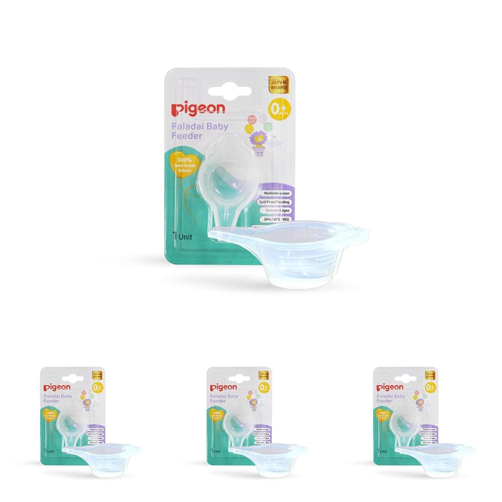 Pigeon Paladai Baby Feeding Silicone Cup – Soft & Reusable Baby Feeder, Easy to Clean – Ideal for Babies (Pack of 4)-image-20