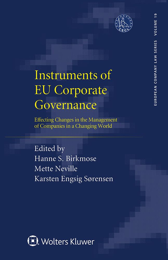 Instruments of EU Corporate Governance (English Edition)