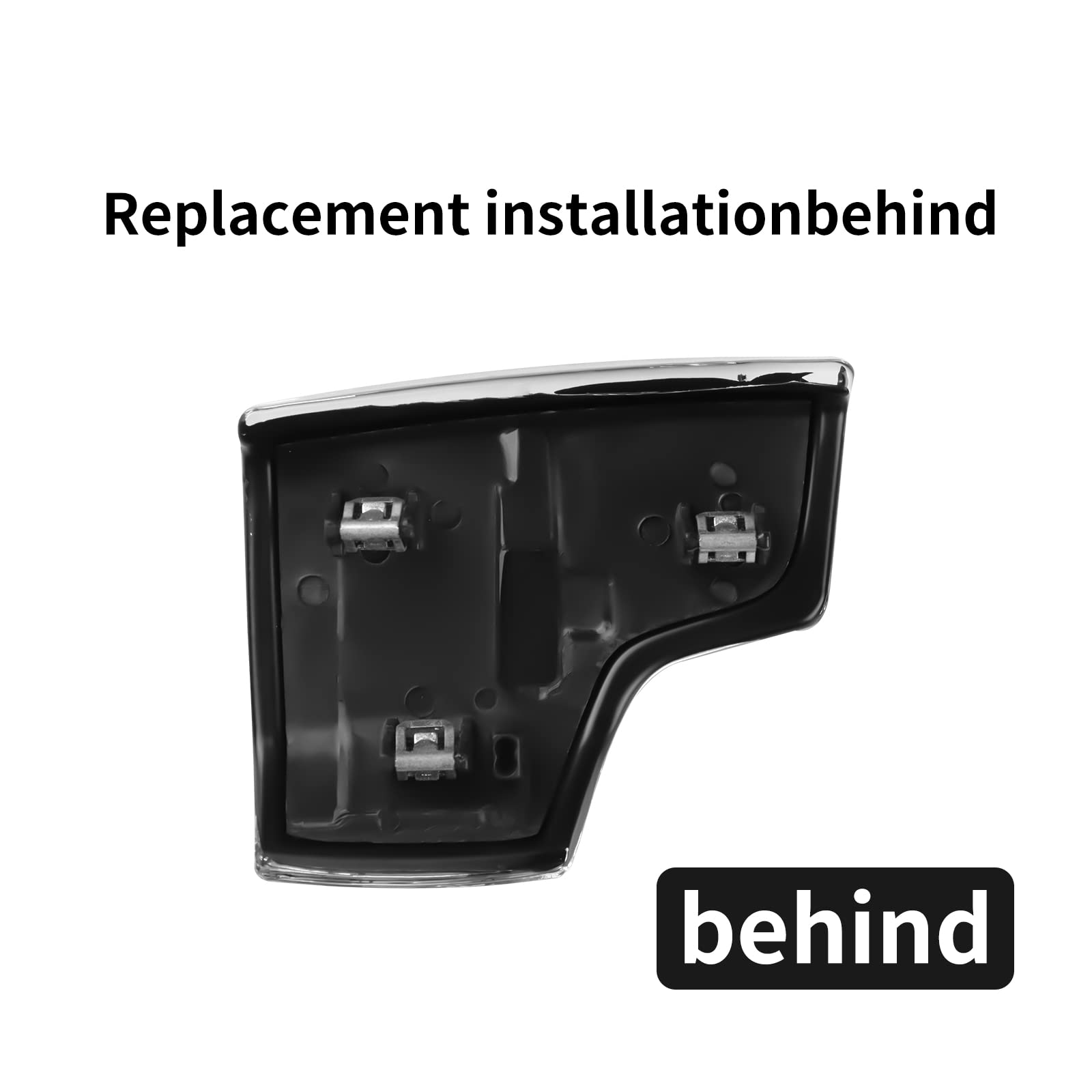 KUNGKIC Cristal Brillante Pomo de la palanca de cambios del coche Cubre Decorativa Pomo de la palanca de cambios Compatible con AUDI A6 A7 SQ8 RS6 RS7 Q7 Q8 S8 Accesorios de Interior(Estilo B)