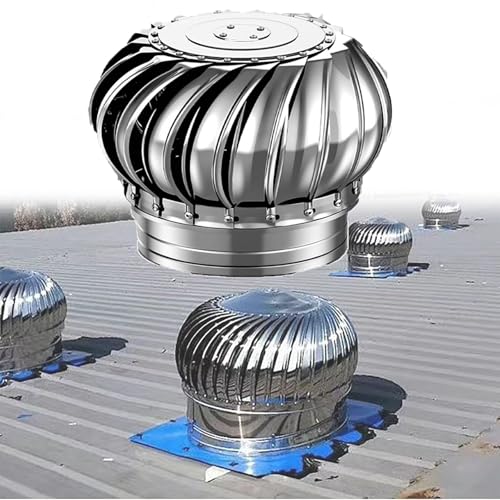 Chapeau de cheminée 400 mm en acier inoxydable 304 pour conduit de toit - 2