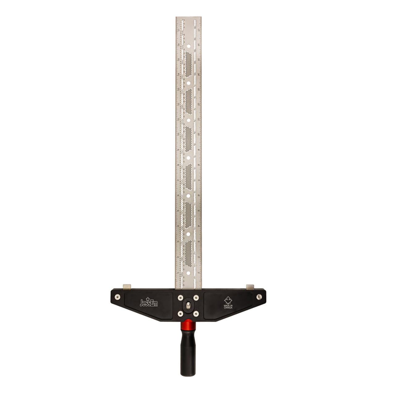 JessEm 07422 Longsword 18" T-Square – Stainless Steel Precision Ruler with Imperial & Metric Scales, Durable Measuring Tool for Accurate Woodworking