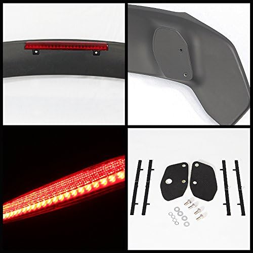 AKKON - for [Paintable] 2012 2013 Honda Civic 4DR Sedan Rear Trunk Lip Spoiler Wing W/LED Brake Light