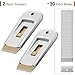 Bates- Metal Razor Blade Scraper, 2 Pack, 30 Extra Blades, Scraper for Cleaning, Glass Scraper, Razor Blade Scraper Tool, Razor Scraper Tool, Scraper Blades, Window Scraper with Razor Blade
